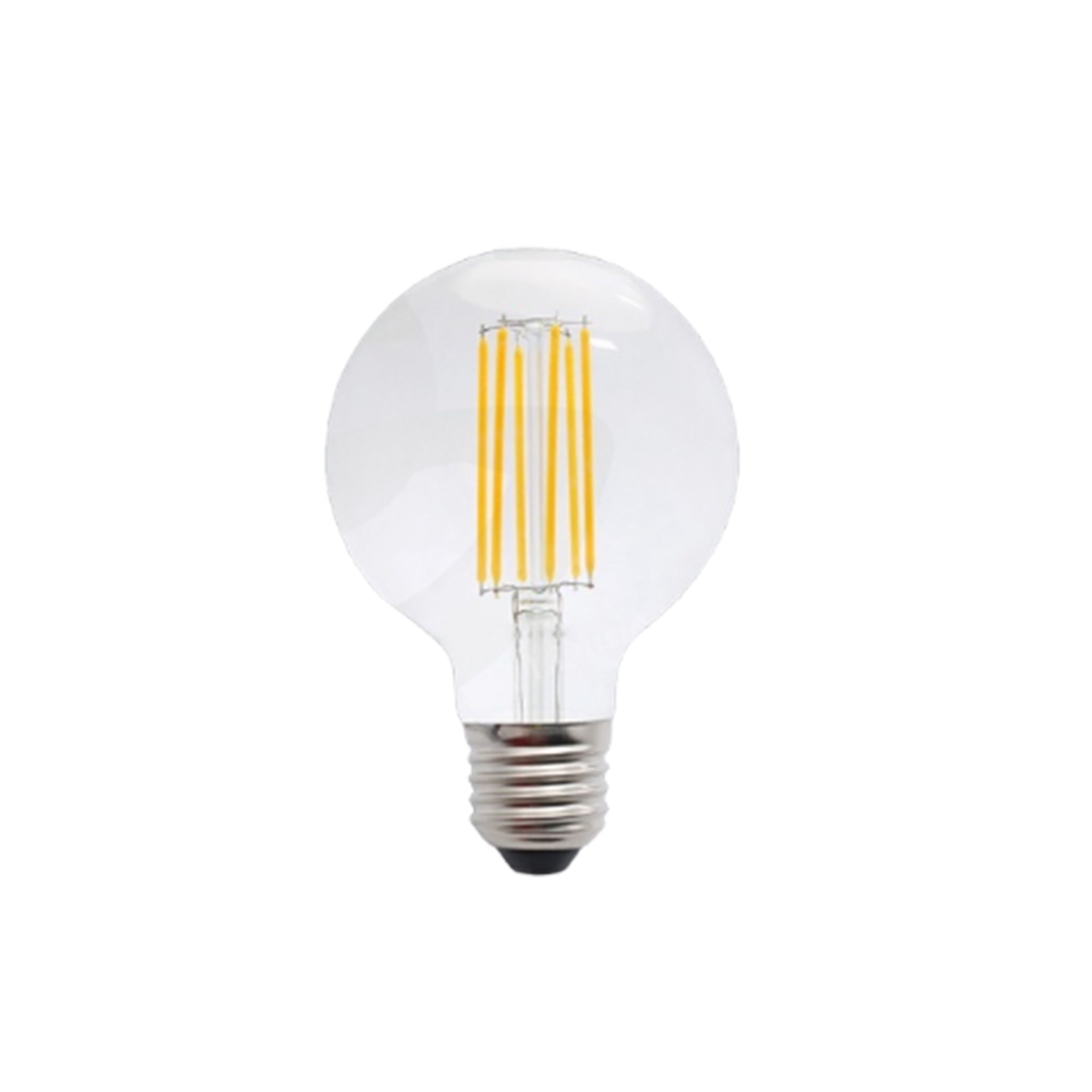 LUZ-G95-12 12W E27 2700K or 3000K Filament LED – Globe Bulb with Warm Vintage Glow