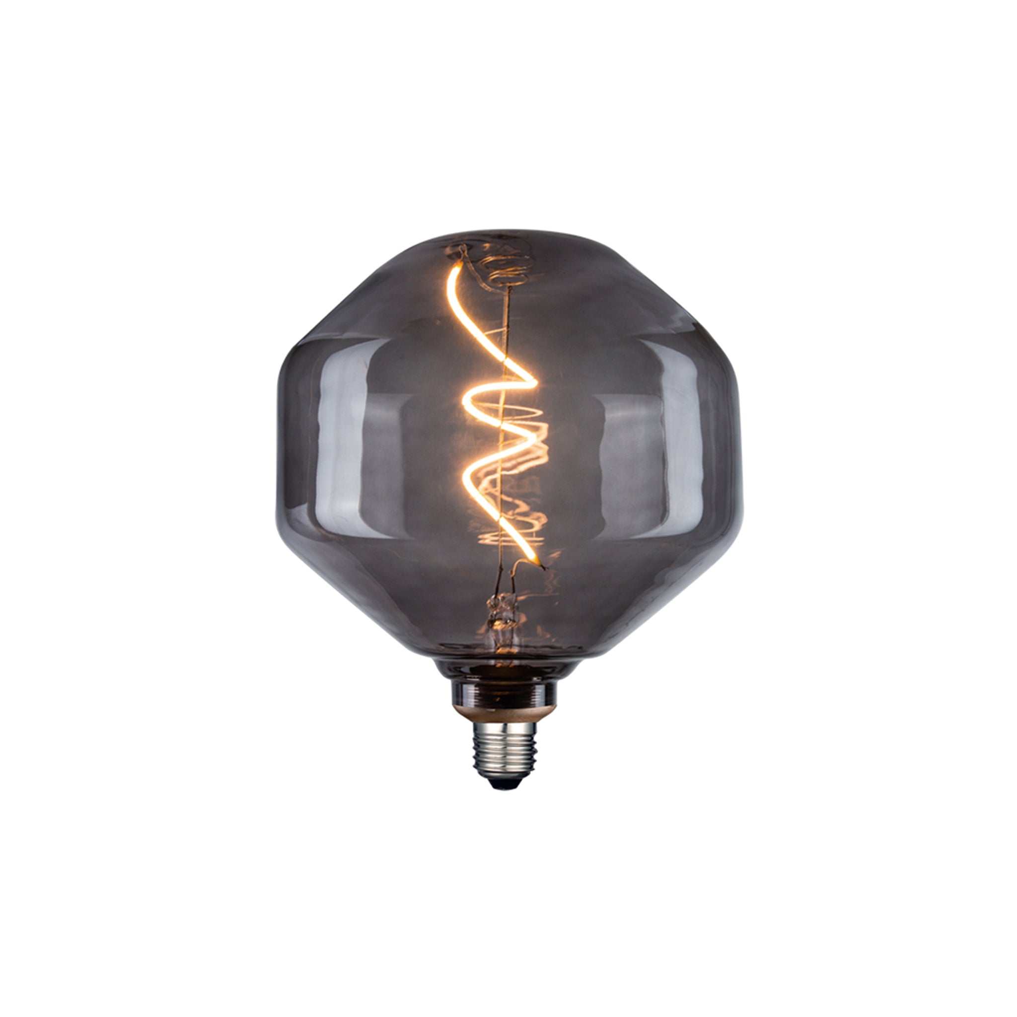 LUZ-HJ197-4GF 4W E27 LED Filament Lamp – Amber Glass, 2200K Warm Glow