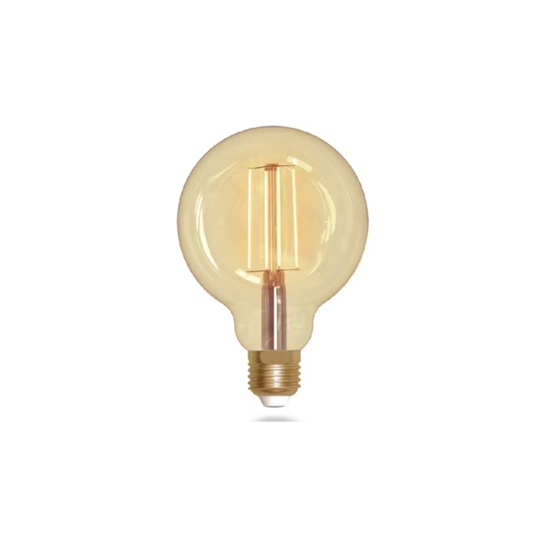 LUZ-125G-4D Filament LED Bulb – 4W E27, 2200K Ultra Warm Glow, Dimmable