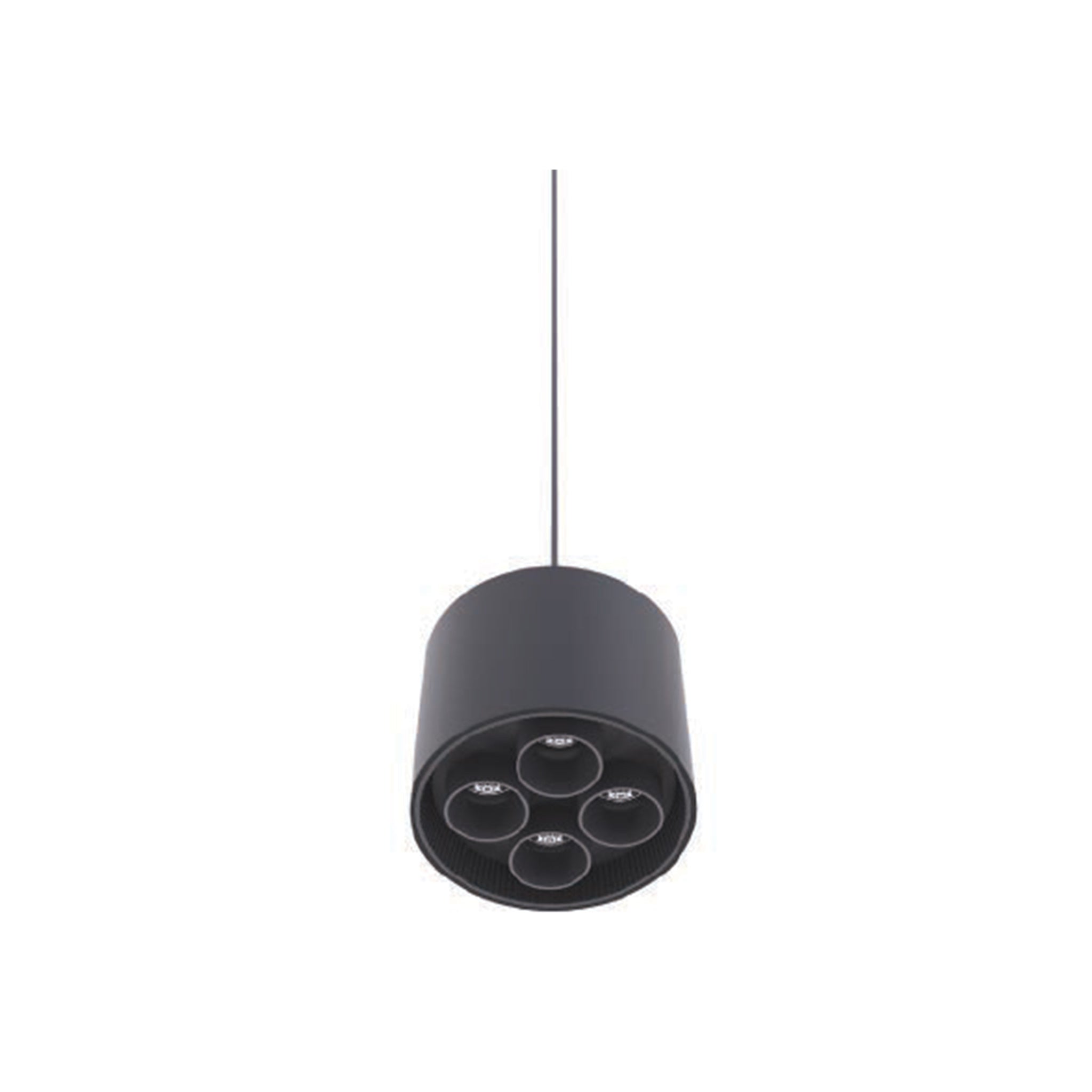 LUZ-PCB400-10 10W Black or White 3000K LED Pendant Light