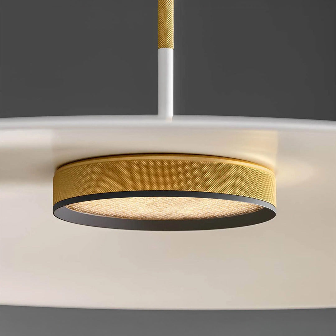 TREMILA TRE-23001-500B – 12W 3000K White & Gold LED Pendant Lamp, Stylish Indoor Accent Lighting