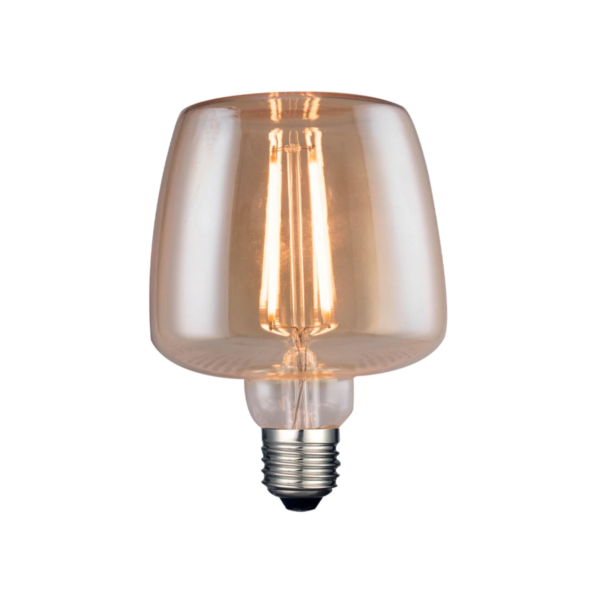 LUZ-S105145-F E27 Long Filament LED Lamp – Dimmable Amber Vintage Bulb