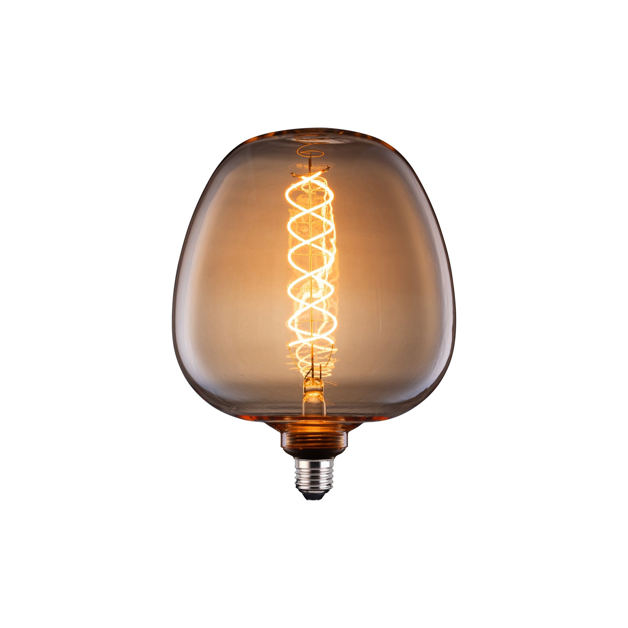 LUZ-S190242-RN 4W E27 LED LAMP AMBER GLASS