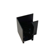 LUZ-SH20 “L” Horizontal Corner Connector – For Surface Magnetic Track Systems (Black or White)