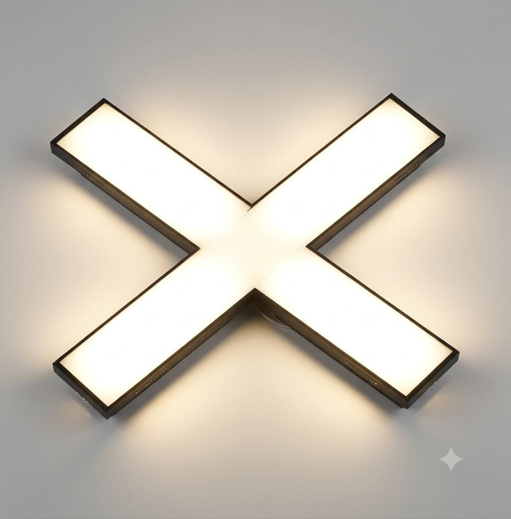 LUZ-X250-17 CCT Black 17 W LED “X” Fixture IP20